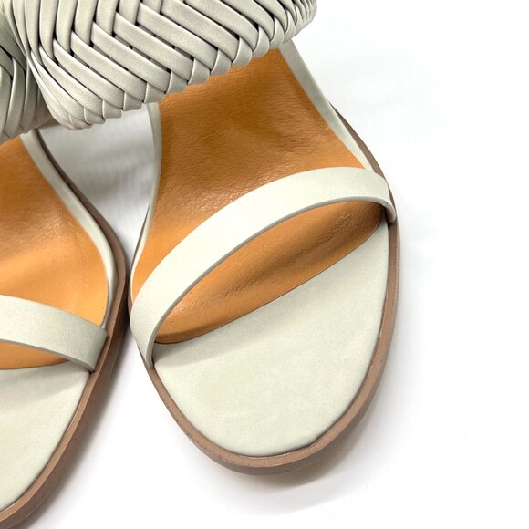 DV‎ Dolce Vita Womens Size 11 Bambi Sage Green Woven Heels Mules Sandals Shoes - Picture 5 of 14